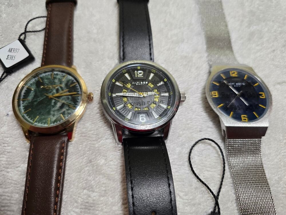 Lot of 3 AKRIBOS XXIV Watches, Brand new.